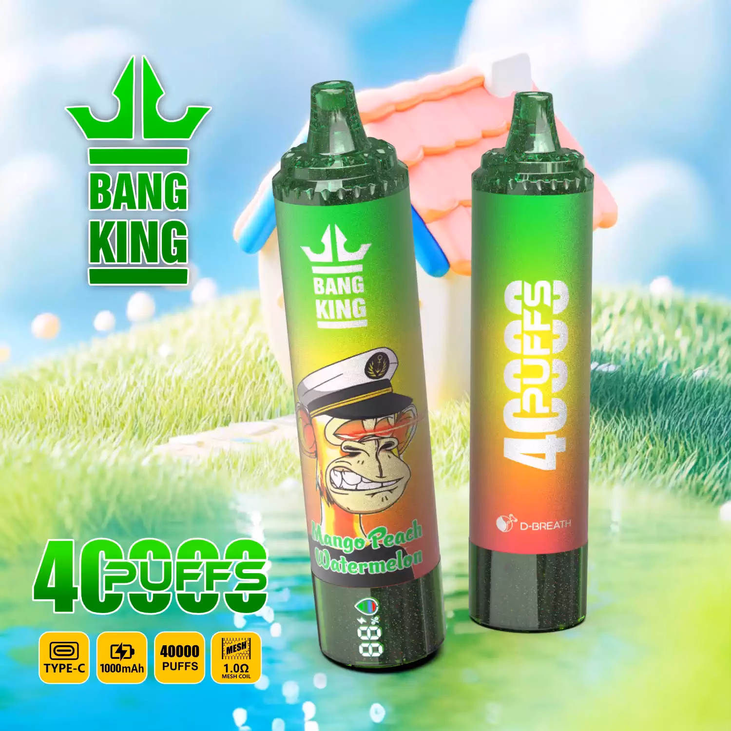 Bang King 40000 40K Puffs Vape desechable