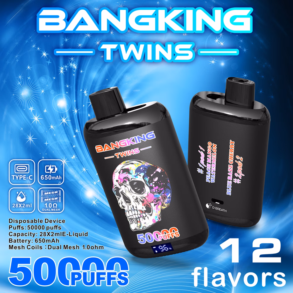 Bang King Twins 50000 50K パフ 使い捨て vape