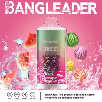 Bang Leader 20000 Puffs jednorazowe vape arbuz guma balonowa guma do baniek