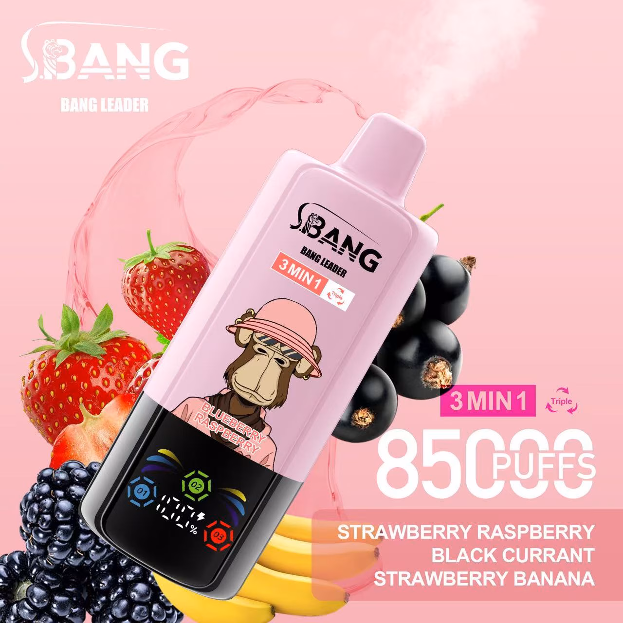 Bang Leader Triple 85000 85k Puffs 使い捨て Vape