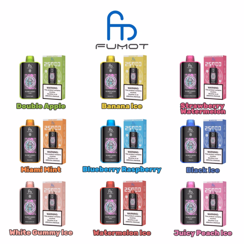 Randm Tornado 25000 25K Sbuffi Vape monouso 2% 5% Touch Screen Nicotina Fumot Movkin