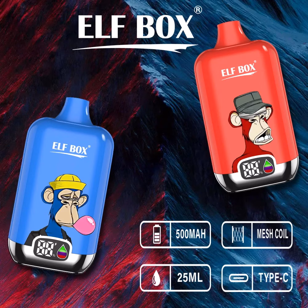 エルフ ボックス デジタル 12000 パフ 使い捨て vape